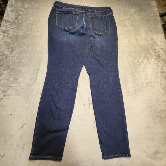 Old Navy Jeans Womens 14 Blue Pop Icon Skinny Stretch Denim Five Pocket Zip Fly - Picture 9 of 10